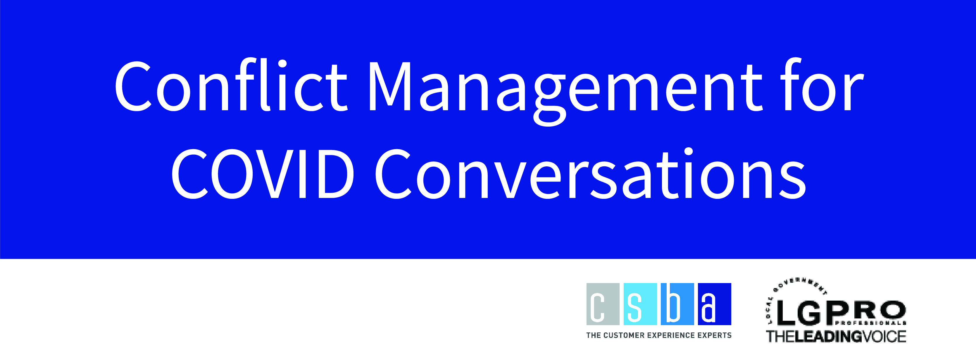 Conflict Management for COVID Conversations - FULLY BOOKED
